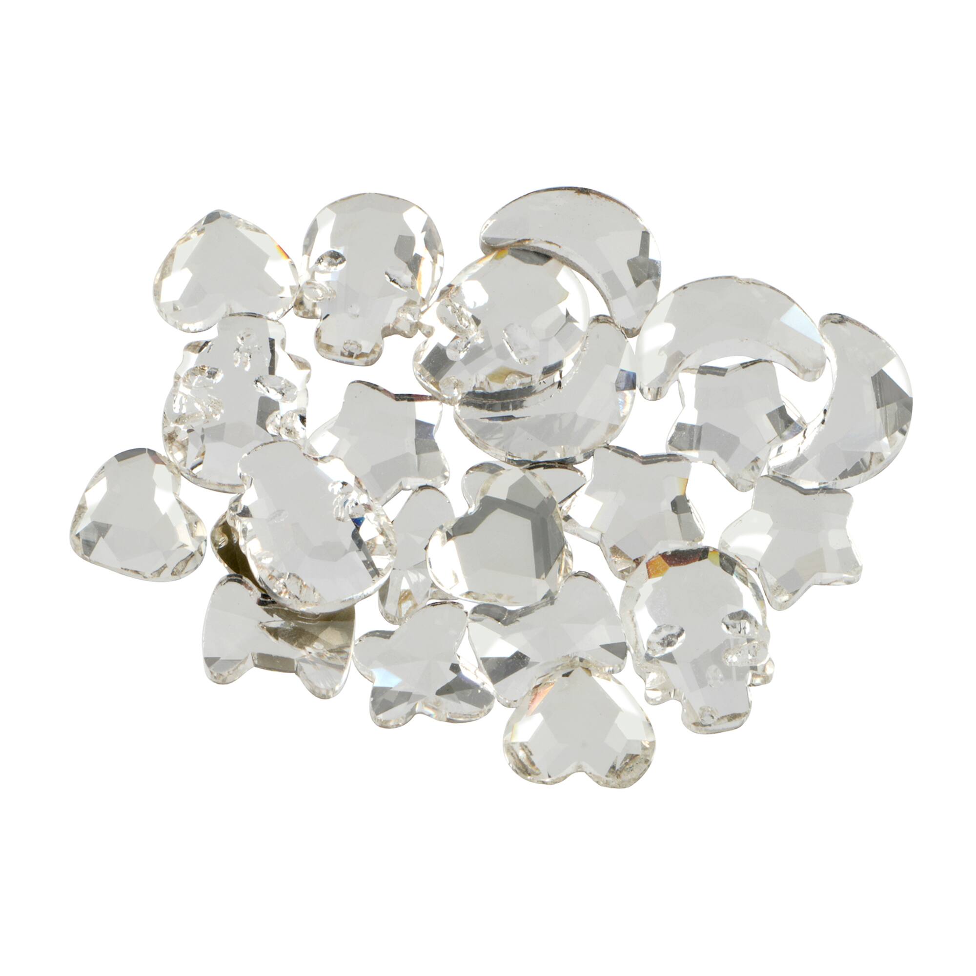 Mixed Shapes Glass Flatback Rhinestones by Bead Landing